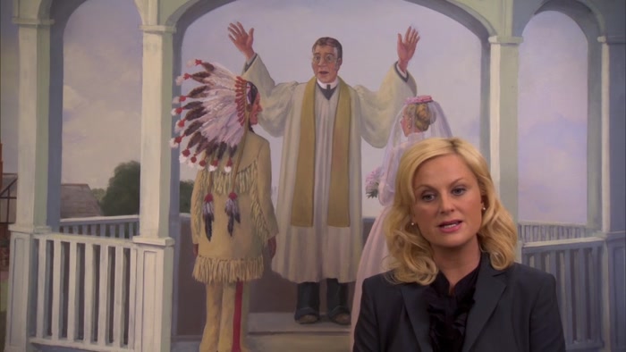 OFFICIATED A WEDDING BETWEEN A WHITE WOMAN AND A WAMAPOKE INDIAN CHIEF. 
