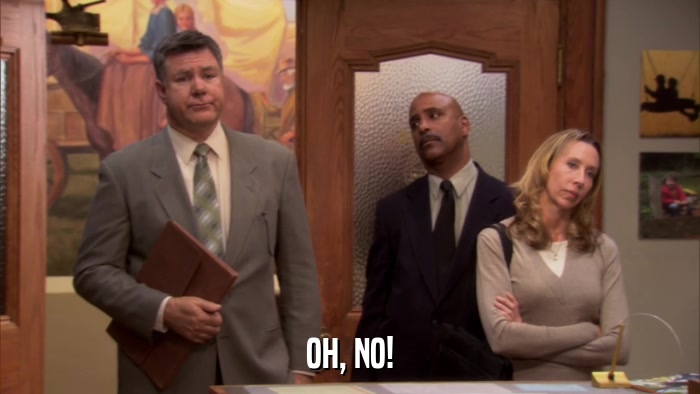 OH, NO!  