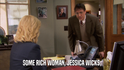 SOME RICH WOMAN, JESSICA WICKS,  