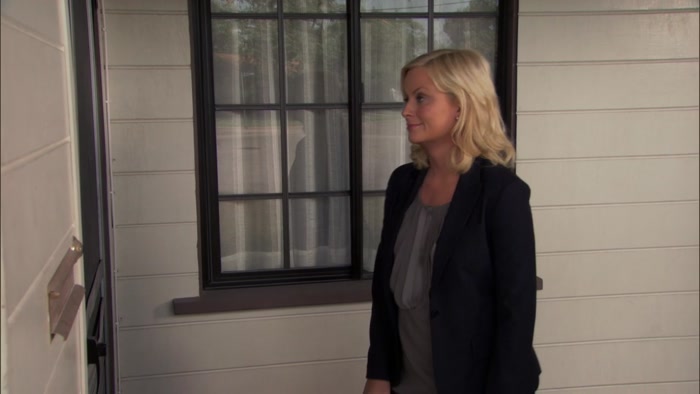 - HEY. - LESLIE? 