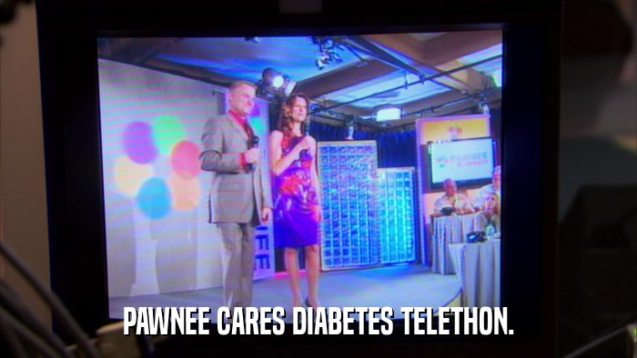 PAWNEE CARES DIABETES TELETHON.  