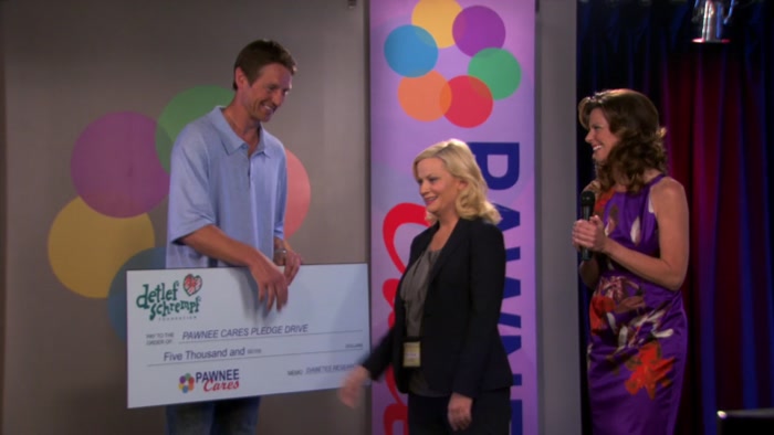 WOW. BIG MAN, BIG CHECK. 