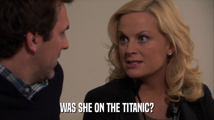 WAS SHE ON THE TITANIC?  