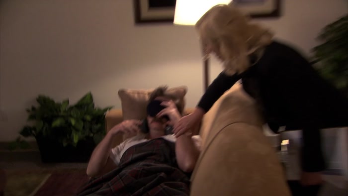 DON'T GO BACK TO SLEEP. OKAY? I NEED YOU TO WAKE UP. RON? COME ON. 
