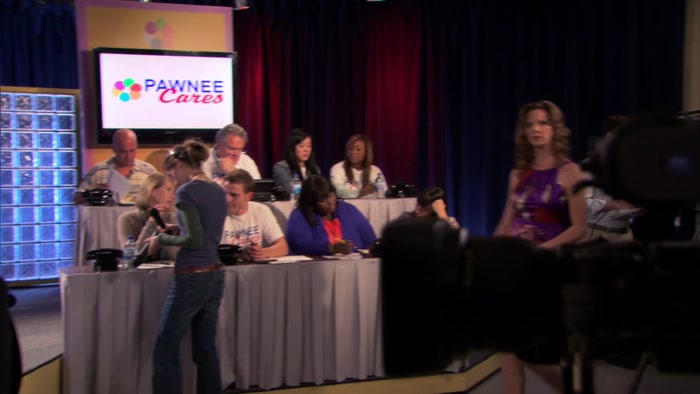 OH! SO, LESLIE, I HEAR YOU'RE GOING TO BE IN FRONT OF THE CAMERA THIS YEAR. 