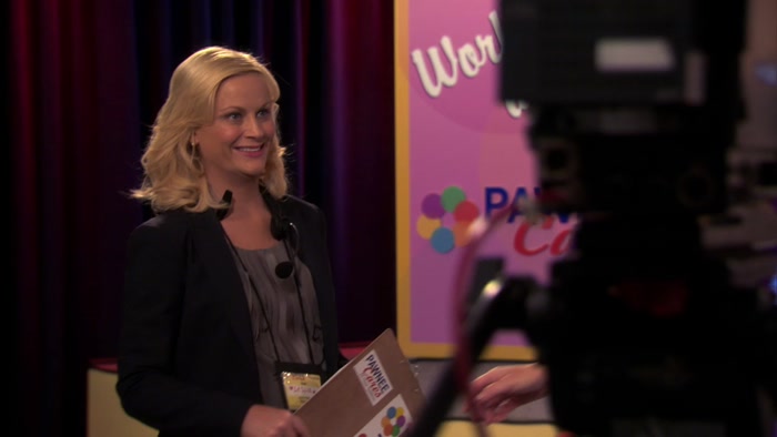 OH! SO, LESLIE, I HEAR YOU'RE GOING TO BE IN FRONT OF THE CAMERA THIS YEAR. 
