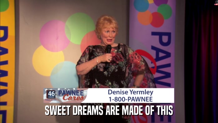 SWEET DREAMS ARE MADE OF THIS  