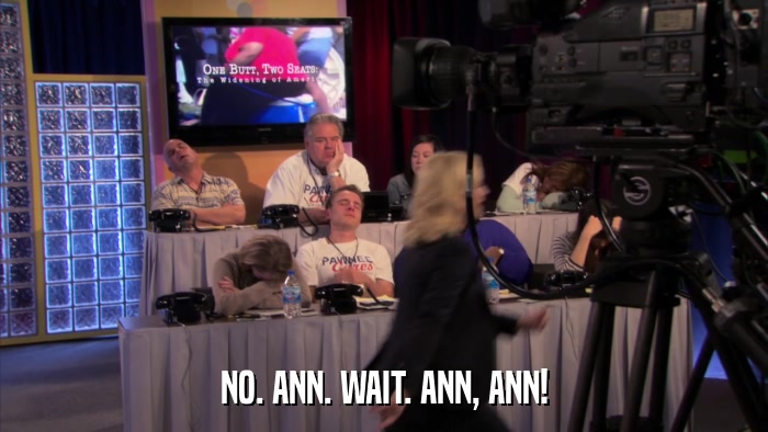 NO. ANN. WAIT. ANN, ANN!  