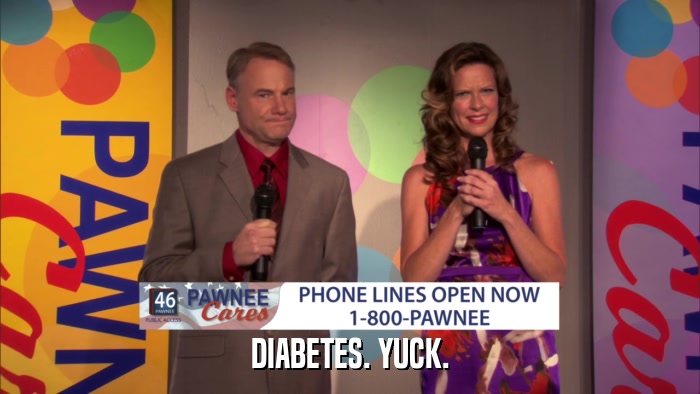 DIABETES. YUCK.  