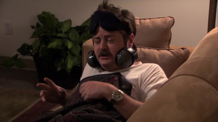 DON'T GO BACK TO SLEEP. OKAY? I NEED YOU TO WAKE UP. RON? COME ON. 