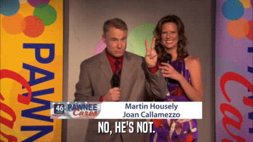 NO, HE'S NOT.  