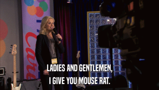 LADIES AND GENTLEMEN, I GIVE YOU MOUSE RAT. 