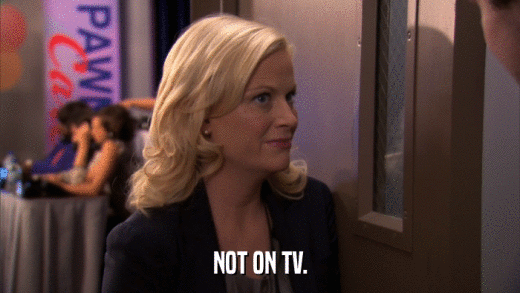 NOT ON TV.  