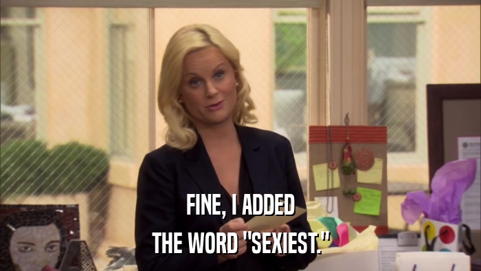 FINE, I ADDED THE WORD 
