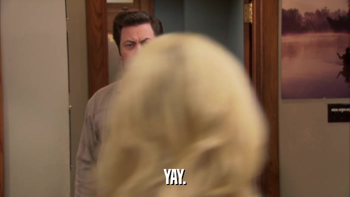 YAY.  