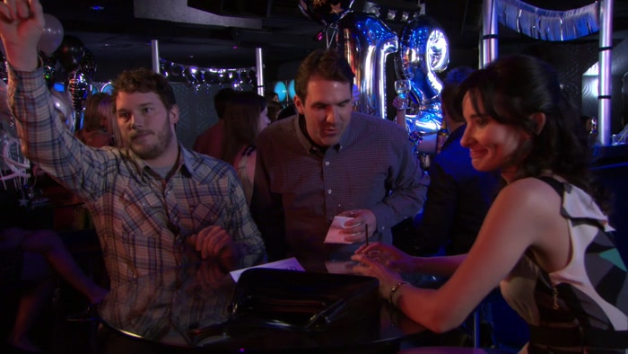 SO YOU'RE WITH ANDY NOW?  