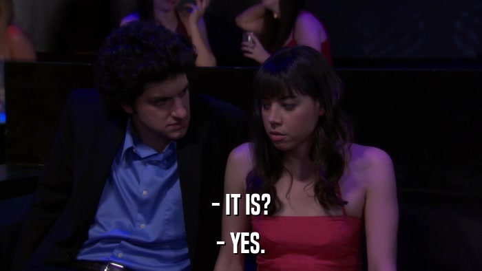 - IT IS? - YES. 