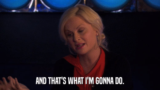 AND THAT'S WHAT I'M GONNA DO.  
