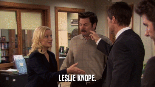 LESLIE KNOPE.  