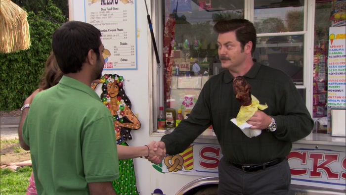 - IMPRESSIVE HANDSHAKE. - THANKS. 