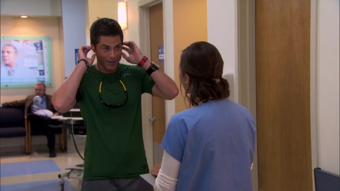 AND I RAN BY THE HOSPITAL, AND I THOUGHT I'D POP UP AND SAY HI. 