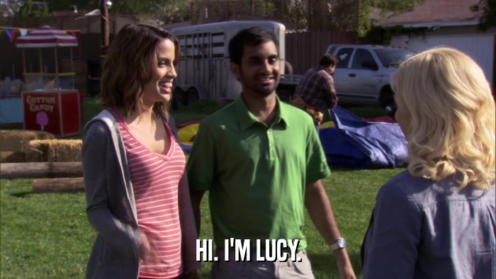 HI. I'M LUCY.  