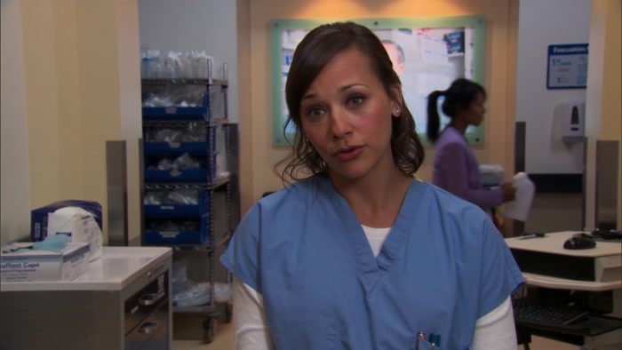LESLIE IS USUALLY ALREADY UP.  