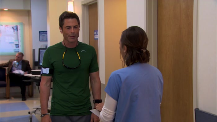 AND I RAN BY THE HOSPITAL, AND I THOUGHT I'D POP UP AND SAY HI. 