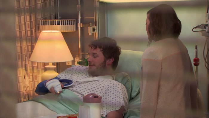 INJURED ANDY. IT'S KIND OF LIKE OLD TIMES, HUH? 