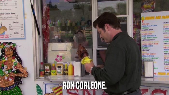RON CORLEONE.  