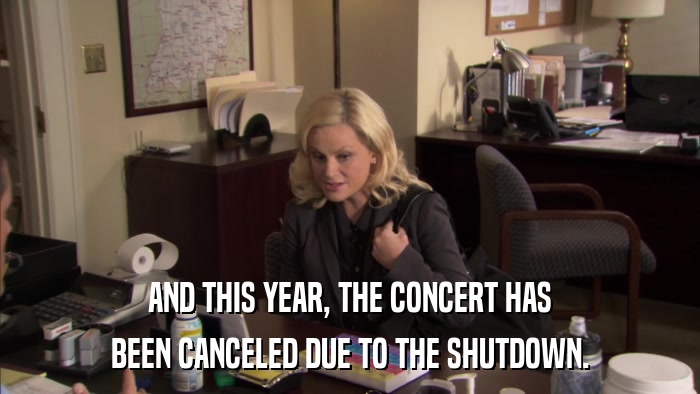 AND THIS YEAR, THE CONCERT HAS BEEN CANCELED DUE TO THE SHUTDOWN. 