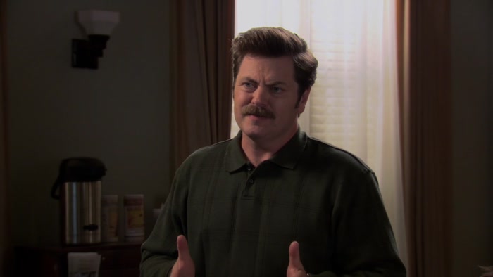 BECAUSE OF MY LIBERTARIAN BELIEFS, LESLIE DOES 95% OF THE WORK. 
