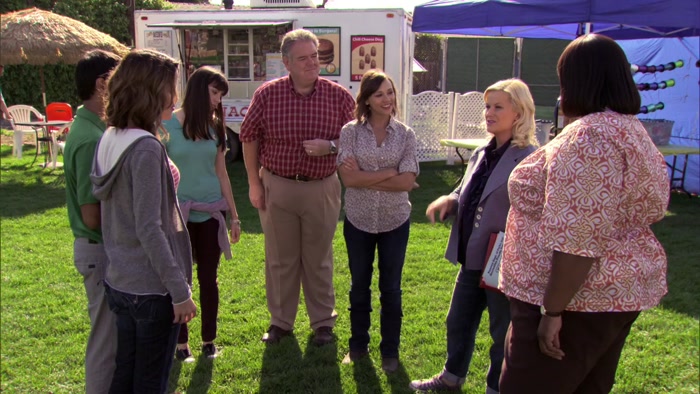 SO THE AUDIENCE ARE GONNA HAVE TO USE ANN'S HOUSE FOR THE BATHROOMS. 