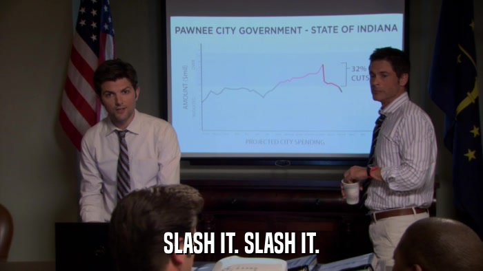 SLASH IT. SLASH IT.  