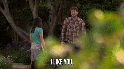 I LIKE YOU.  