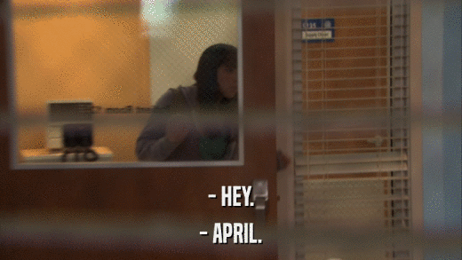 - HEY. - APRIL. 