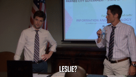 LESLIE?  