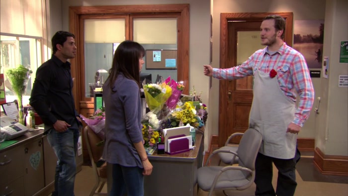 DO YOU LIKE THE FLOWERS?  