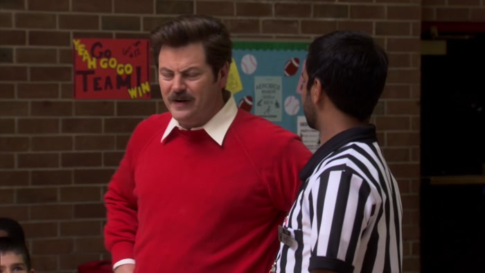 - HE'S ON DEFENSE. - EXACTLY. 