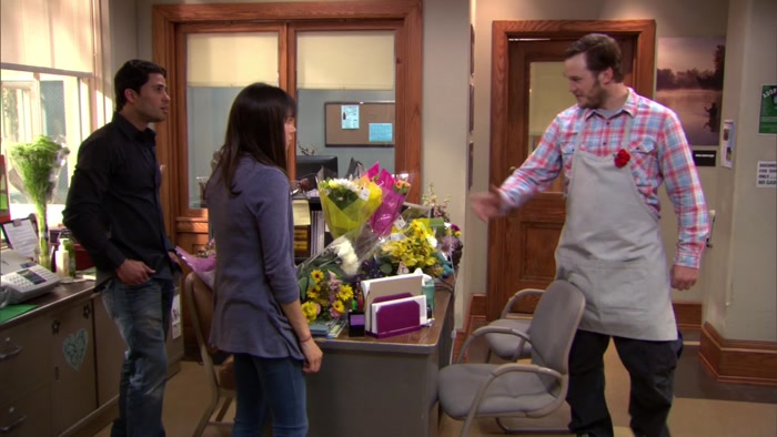 DO YOU LIKE THE FLOWERS?  