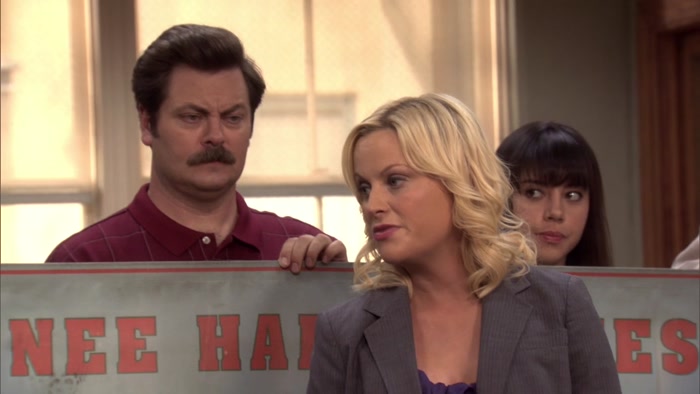 THEN YOU ELIMINATE THE PARKS DEPARTMENT. 