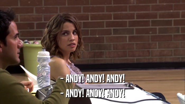 - ANDY! ANDY! ANDY! - ANDY! ANDY! ANDY! 