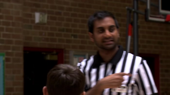 THAT'S A FOUL FOR TOUCHING THE BASKETBALL. 