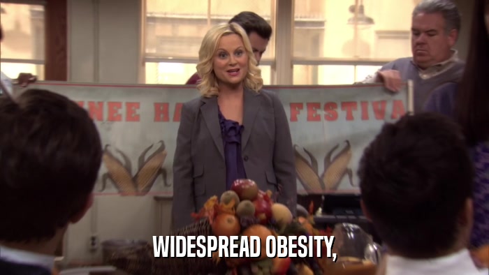 WIDESPREAD OBESITY,  