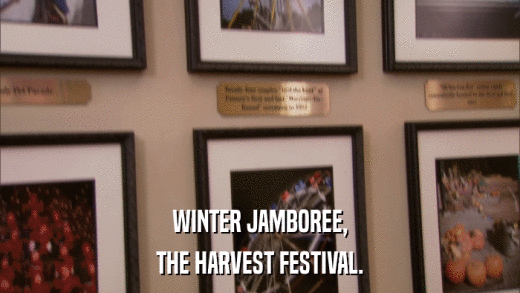 WINTER JAMBOREE, THE HARVEST FESTIVAL. 
