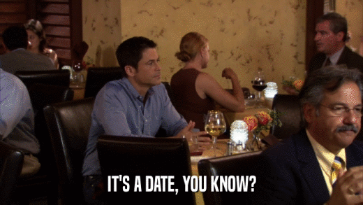IT'S A DATE, YOU KNOW?  