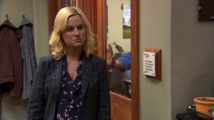 - GET OUT OF HERE, LESLIE. - HIT THE BRICKS. 