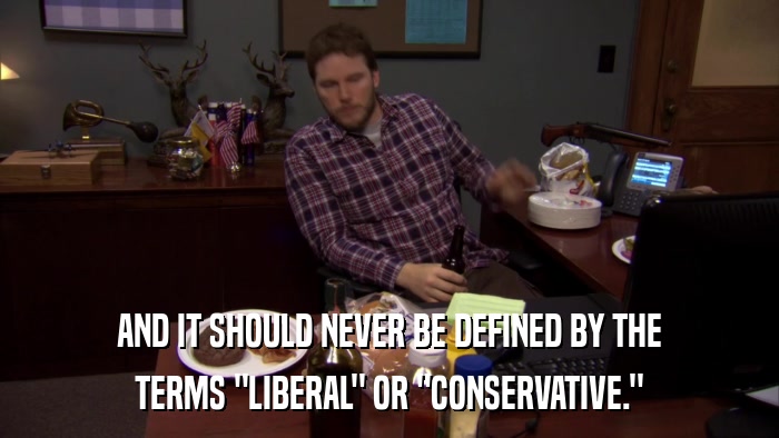 AND IT SHOULD NEVER BE DEFINED BY THE TERMS 