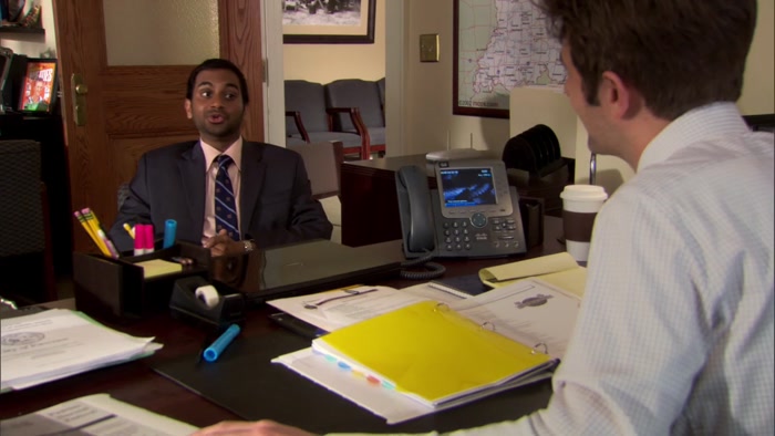 NO, BEN. YOU PROMISED LESLIE.  