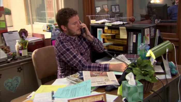 RON SWANSON'S OFFICE.  